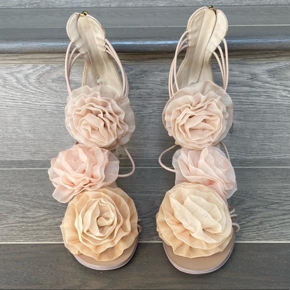 Giuseppe Zanotti flower heeled sandals - Picture 2 of 8